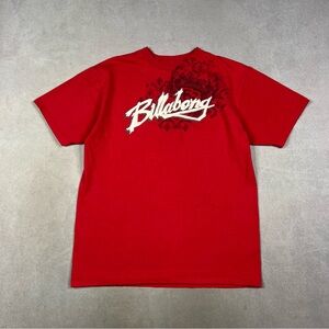 Billabong Vibrant Red Tee Y2K